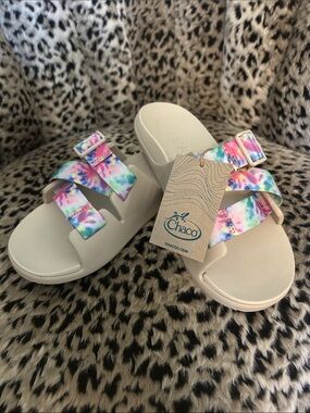 NWT Chaco Chillos Tie-Dye Strap Sandals Sz 9